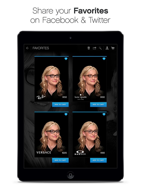Glasses.com for iPad