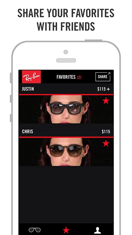 Ray-Ban Virtual Try-on
